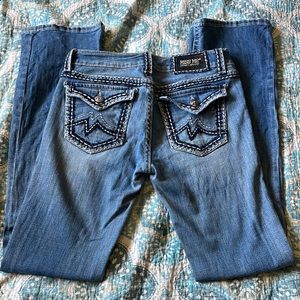 Miss me jeans. Irene boot cut size 30